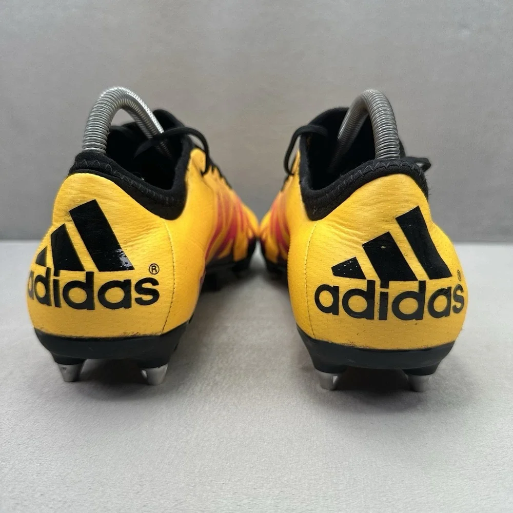 adidas X 15.1 SG Mens Size 8 Soccer Cleats Solar Gold / Core Black Soft Ground